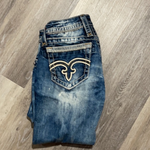 Rock Revival Karlie Capri 👖 Jeans SIZE 25🛍 - Picture 10 of 11